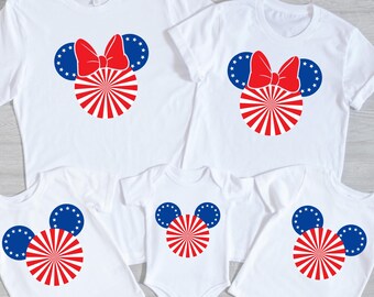 4th of July Minnie Shirt, Disney Fourth of July Shirt, Mickey Shirt, 4th Of July Shirt, America Minnie Shirt, Disney  Family Patriotic Shirt