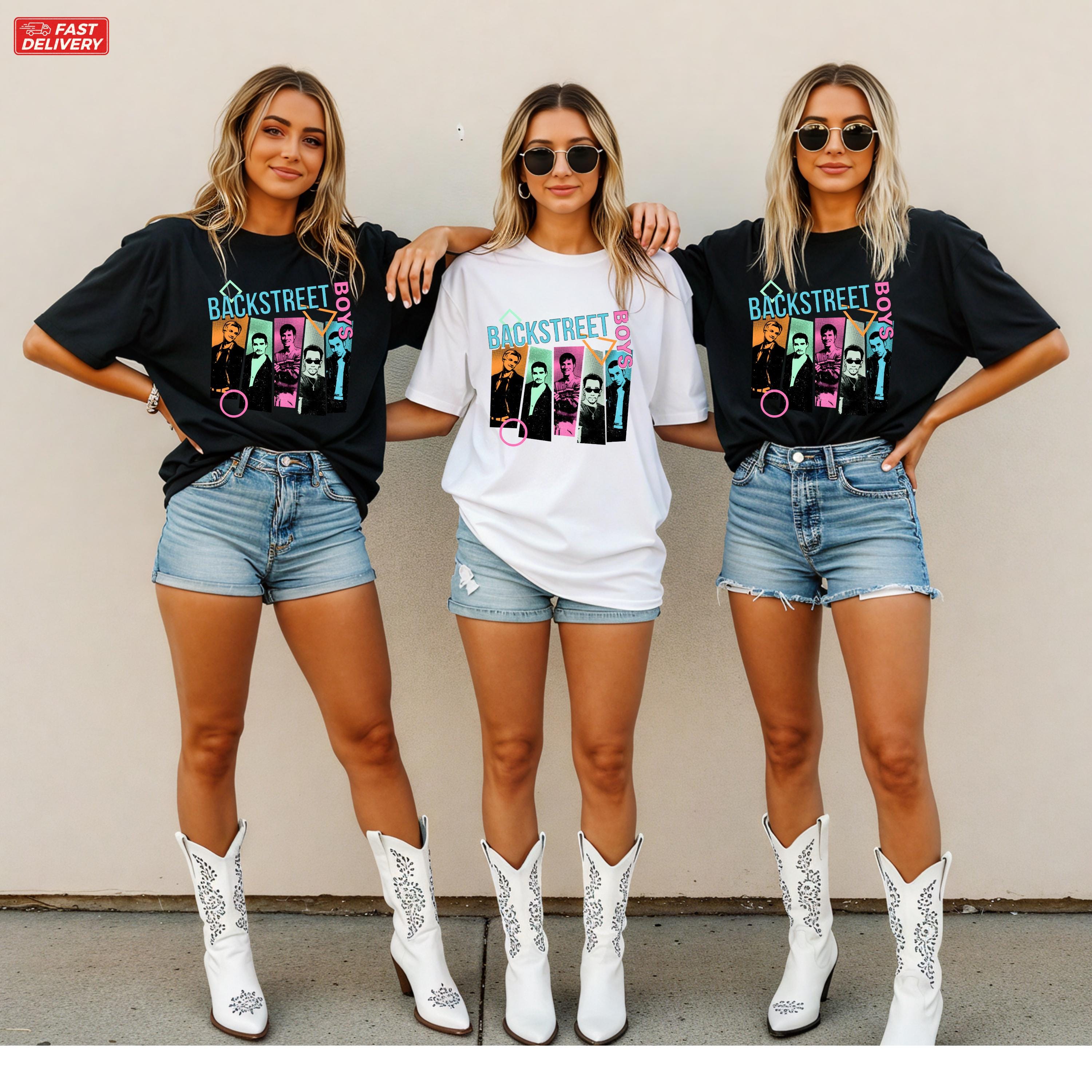 Vintage Backstreet Boys T-Shirt: BSB Pop Rock Band Tee