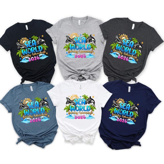 Custom Sea World Family Adventure 2026, Family Sea World Shirts, Sea World Family Vacation Tee, Family Cruise Shirts,Cruise Trip Group Shirt