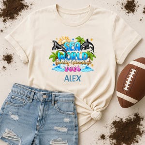 Custom Sea World Family Adventure 2026, Family Sea World Shirts, Sea World Family Vacation Tee, Family Cruise Shirts,Cruise Trip Group Shirt imagem 4