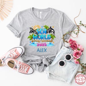 Custom Sea World Family Adventure 2026, Family Sea World Shirts, Sea World Family Vacation Tee, Family Cruise Shirts,Cruise Trip Group Shirt imagem 5