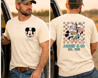 Custom Name Family Squad Shirts, Matching Cartoon Family Tee, Personalized Mom Dad Kids Outfit, Birthday Family Shirts, Vacation Set