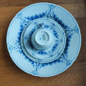 Bing and Grøndahl (B&G, Bing + Groendahl) &quot;Empire&quot; Denmark Dishes, Plates, Bowl midcentury