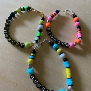 Power puff girls bracelets