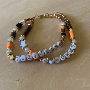 Cleveland browns bracelet