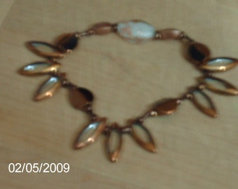 Copper Teardrop Bracelet