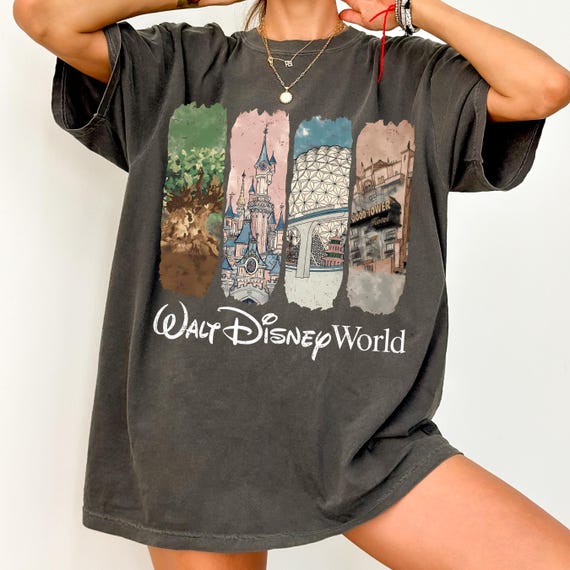 Comfort Color® Retro Walt Disneyworld Shirt, Disney 2026 Trip Tee, Vintage Walt Disneyworld Shirt, Cute Disney VacationTee Epcot Shirt Q0240