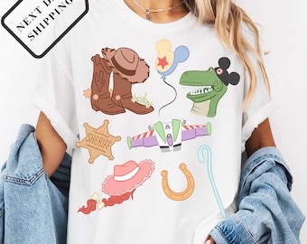 Comfort Color® Disney Coquette Bow Jessie Cowgirl T-Shirt, Disney Pixar Toy Story Cowgirl Tee, Western Country Shirt, Disneyland Trip 0052
