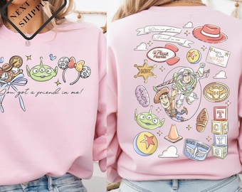 Comfort Colors® Retro Toy Story Shirt, Infinity and Beyond Tee, Classic Pixar Toy Story Friendship Tee, Disney Park Trip Tee Q0473