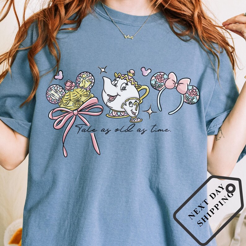 Comfort Color® Disney Princess Belle Vintage Shirt belle's bookshop tee Disney Girl Trip Shirt Belle rose shirt Disney trip Sweatshirt 0046 image 3