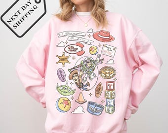 Comfort Color® Vintage Toy Story Tee, To Infinity & Beyond Tee, You've Got a Friend in Me Tee, Disneyland Trip Shirt Q0032