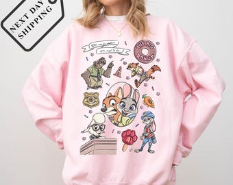 Comfort Colors® Zootopia Judy Hopps & Nick Wilde Shirt, Retro Zootropolis Tee, WDW 2026 Trip Tee, Q0362