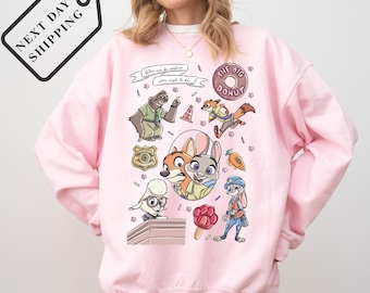 Comfort Colors® Zootopia Judy Hopps & Nick Wilde Shirt, Retro Zootropolis Tee, WDW 2026 Trip Tee, Q0362