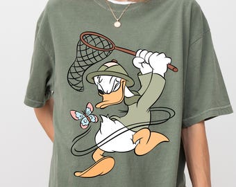 Comfort Colors® Donald Duck Animal Kingdom Safari Shirt, Mickey Friends Matching Tee, Disney Safari Tee, Disney Family Vacation Top Q0239