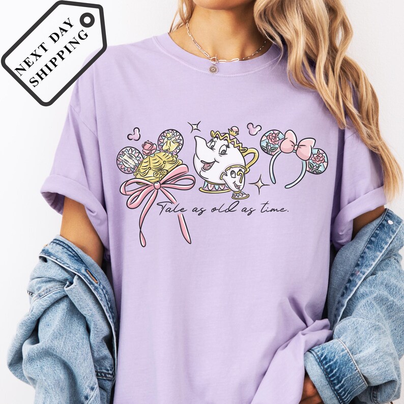Comfort Color® Disney Princess Belle Vintage Shirt belle's bookshop tee Disney Girl Trip Shirt Belle rose shirt Disney trip Sweatshirt 0046 image 5