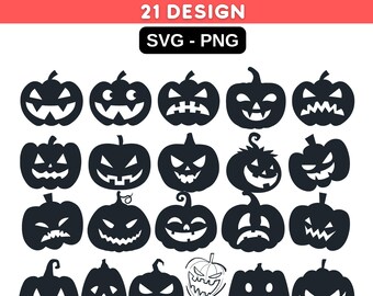 Pumpa SVG-paket: Höst- och Halloween-clipart (digital nedladdning)