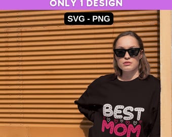 Mom SVG Design: Mother's Day Clipart (Digital Download
