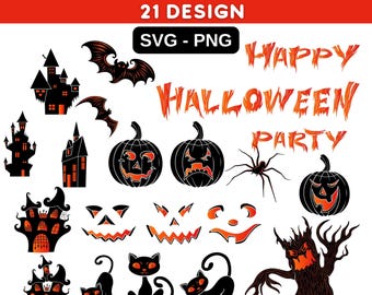 Halloween SVG Bundle: 21 Spooky Designs - Cricut & Silhouette