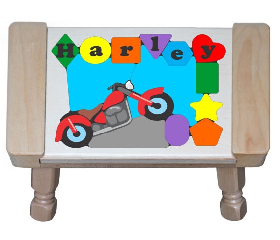 Personalized baby stool puzzle sale
