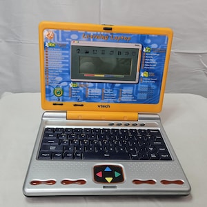 Laptop didattico vintage VTech / Modello 6058 / Giocattolo elettronico educativo
