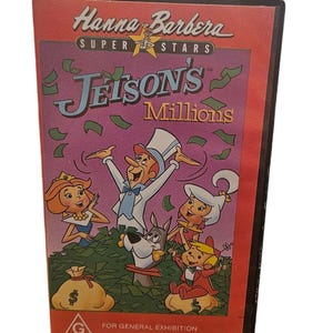 The Jetsons Millions VHS Hanna Barbera Super Stars Cartoon Video 1989
