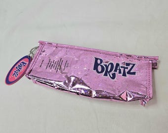 Vintage Bratz Pencil Case | Metallic Pink Holographic | Y2K Collectible