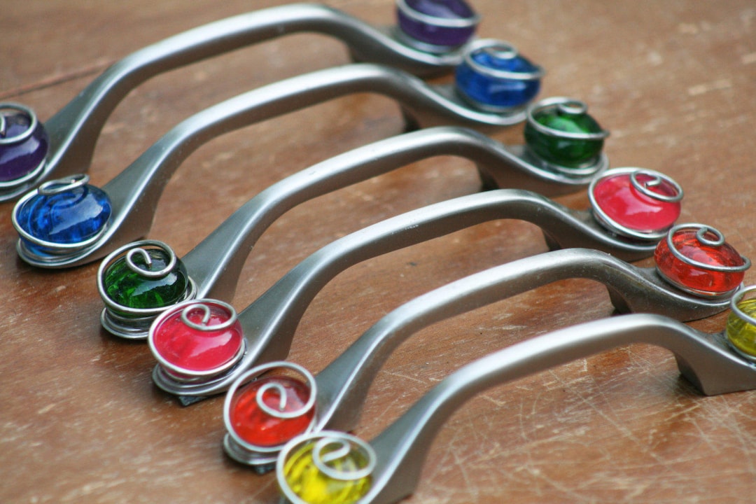 Colorful Glass Cabinet Knobs and Pulls/kitchen Cabinet Knobs/furniture ...