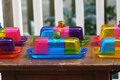 Colorful Hand Painted Glass Butter Dish for your Kitchen/Home Decor/Colorful Butter Dish/Serving Dish/Glass/Home and Living /Holiday Gift