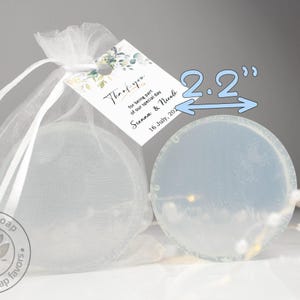 Handgemachte Seife Gastgeschenke Glycerin Seife mit personalisiertem benutzerdefiniertem Anhänger, Seife für Rückgabegeschenk, Gastgeschenke, Bio-Seifenbar, Goodie Bag, Seifengeschenk
