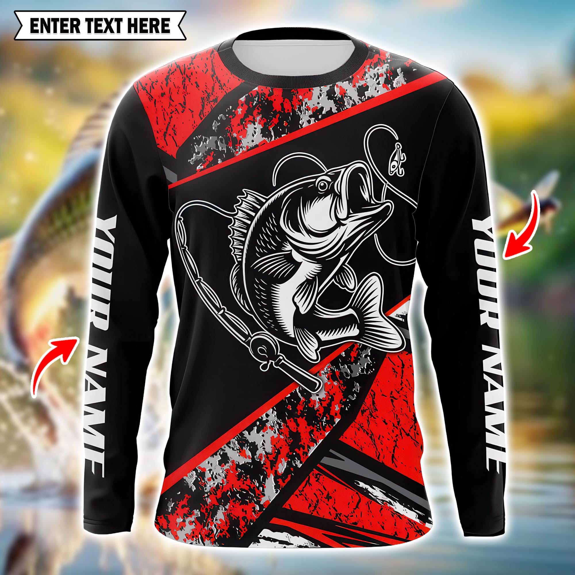 Custom Fishing Jersey - Etsy Canada