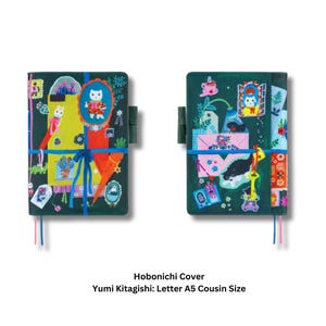 Hobonichi Cover Cousin (A5) Funda para cuaderno tamaño Yumi Kitagishi: Carta