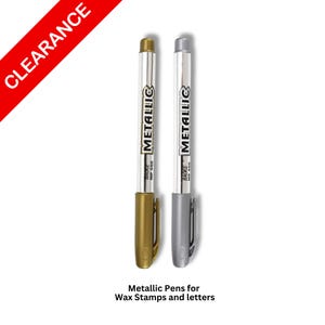 Gold Silber Metalllic Pen Textmarker für Siegelwachs und dunkles Papier, Journals und Scrapbooking