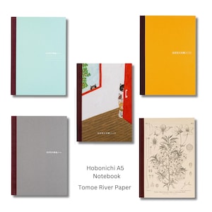 Hobonichi Lined, Blank, Graph A5 Notizbuch Tomoe River Paper Yamazakura / Keiko Shibata