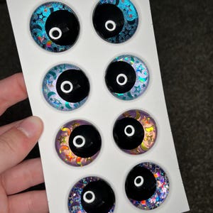 the galaxy collection | stars in my eyes | crochet amigurumi sinker eyes