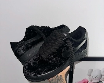 Air Force 1 Black Velvet
