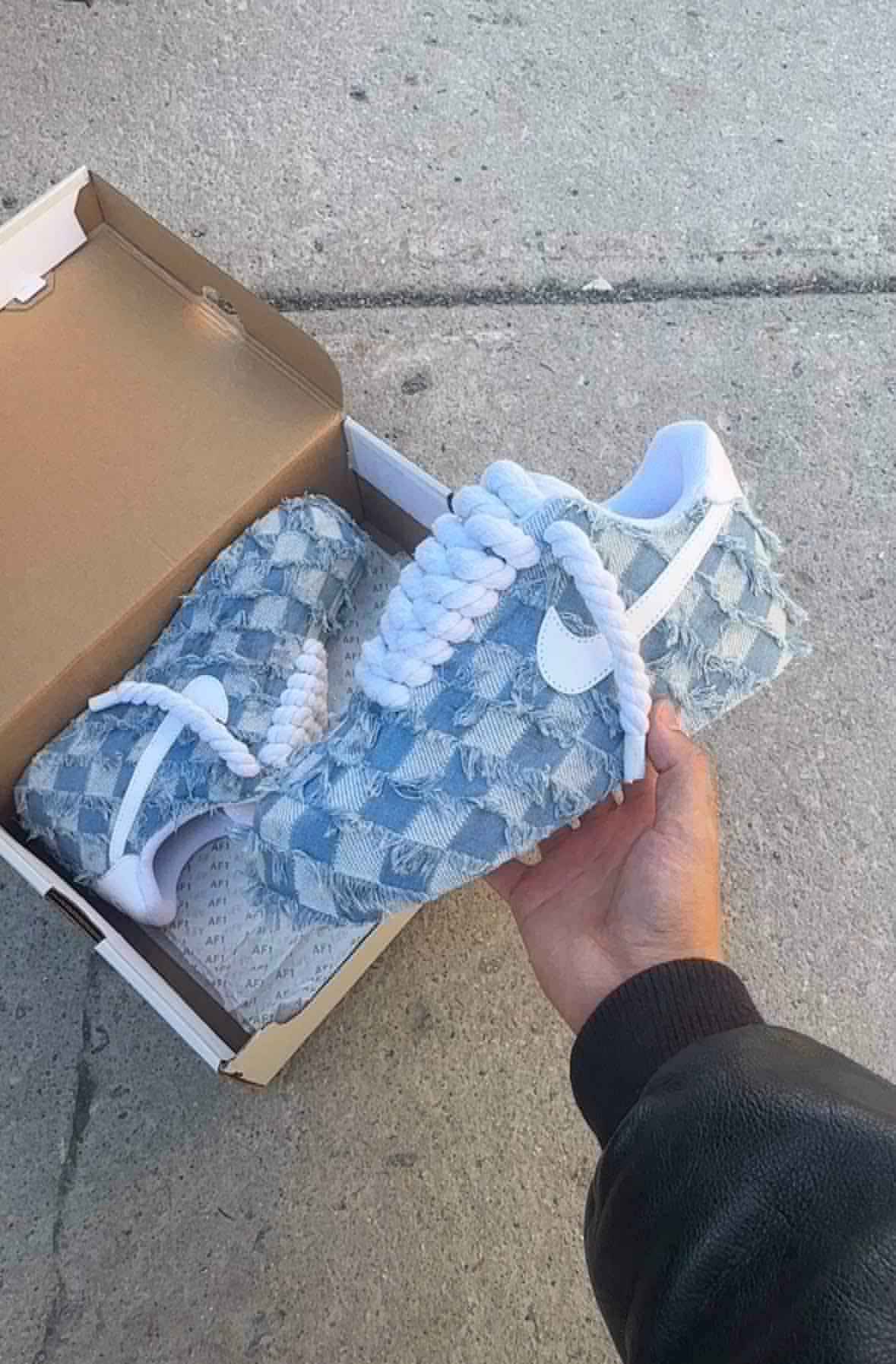 Air Force 1 Denim - Etsy