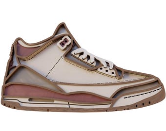 Sneaker Design for Laser Cutting cnc and Cricut file | SVG, ai, eps, png, dxf