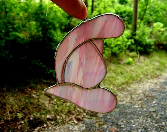 window decor Handmade Glass Pink Goddess Sun catcher: stained glass Art Deco Birth midwives doulas fertility baby shower gender reveal party