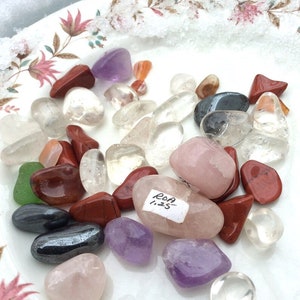 Vintage gothic rock stones DIY art project jewelry making, healing altar meditation Wiccan spell stones gems, art craft supplies, Amethyst image 5
