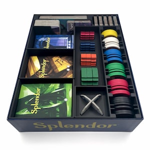 Splendor (2024 års utgåva) + Alla expansioner: Insert / Organizer