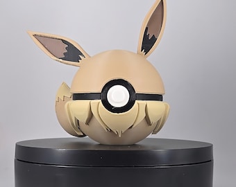 Eevee Iconic Ears and Fluffy Collar Soft Fur Collector Ball