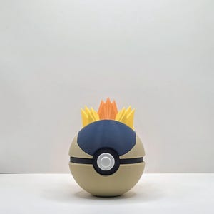 Fire-Back Creature Collector Ball – Fiery Display Piece