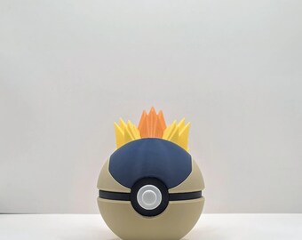 Fire-Back Creature Collector Ball – Fiery Display Piece