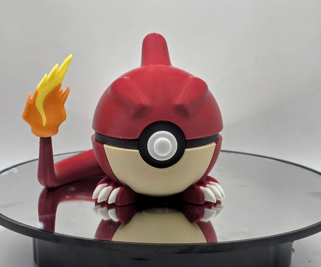Charmeleon Fan Fusion Design - Blaze Lizard Collector Ball - Etsy