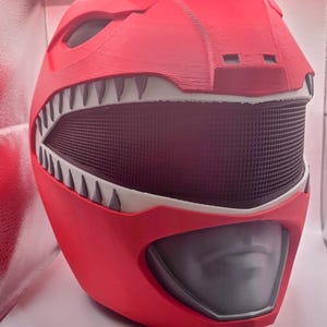 Red Ranger Inspired Cosplay Helmet
