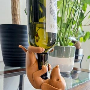Dachshund Wine Bottle Holder – A Playful Sip Companion
