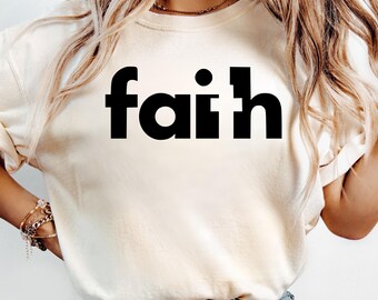 Faith T-Shirt, Inspirational Tee for Everyday Wear, Unisex Faith Shirt, Perfect for Gift-Giving, Casual Style