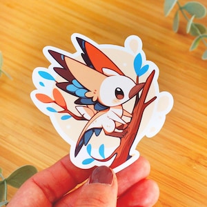 Sticker Oiseau fantastique | Sticker kawaii, sticker bouteille d’eau, sticker smartphone, sticker journal, sticker kindle