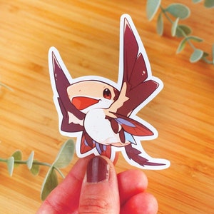 Sticker Ptérodactyle kawaii | Sticker dinosaure, sticker gourde, sticker smartphone, sticker journal, sticker kindle