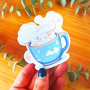 Sticker kawaii Adorable thé | Sticker gourde, sticker tasse, sticker smartphone, sticker journal, sticker kindle